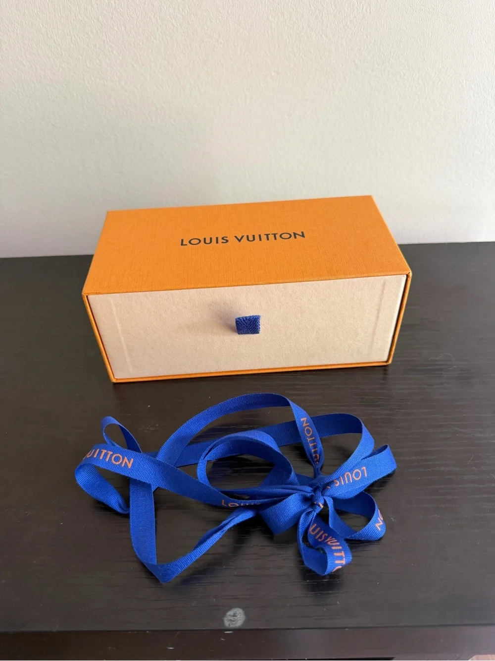 Empty and authentic Louis Vuitton small accessory box